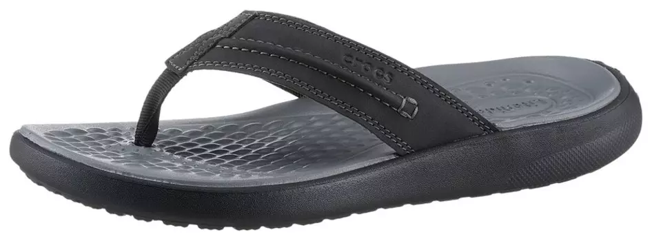 Сандалии с т-образной планкой Crocs, черный