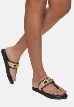 Сандалии с Т-образной застежкой ALDO, черный