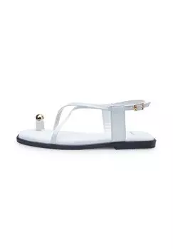 Сандалии с Т-образной застежкой Bata, белый