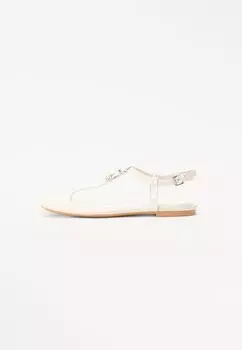 Сандалии с Т-образной застежкой DATTO DKNY, молочный