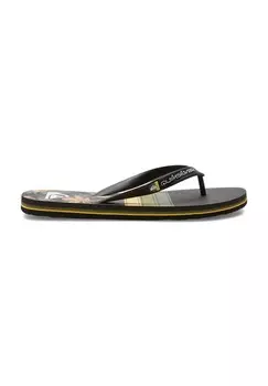 Сандалии с Т-образной застежкой Quiksilver, черный