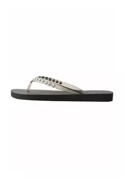 Сандалии с Т-образной застежкой REGULAR FIT - JEWELLED BEACH - Pool slides Next, черный