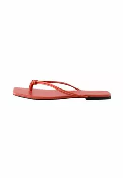 Сандалии с Т-образной застежкой STANDARD WIDE FIT-FOREVER COMFORT KNOTTED TOE Next, оранжевый