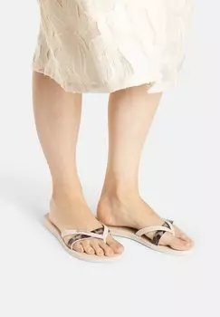 Сандалии с Т-образной застежкой ZEHENTRENNER KIREI CHIC FEM - Pool slides Ipanema, бежевый