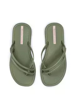 Сандалии с Т-образной застежкой ZEHENTRENNER MEU SOL RASTEIRA AD Ipanema, зеленый