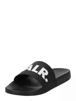 Сандалии с т-образным ремешком BALR. T-Bar Sandals, черный