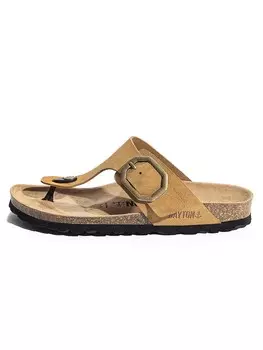 Сандалии с т-образным ремешком Bayton T-Bar Sandals Mercure, желтый