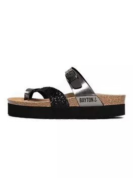 Сандалии с т-образным ремешком Bayton T-Bar Sandals Andromac, цвет silver grey