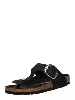 Сандалии с т-образным ремешком BIRKENSTOCK T-Bar Sandals Gizeh LEOI, черный