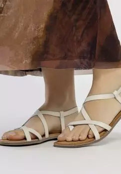 Сандалии с Т-образным ремешком CON TIRAS FINAS COURSAN Gioseppo, крем