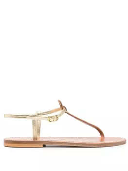 Сандалии с Т-образным ремешком K. Jacques, золотой