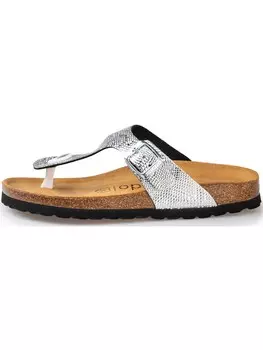 Сандалии с Т-образным ремешком Palado Kos, серебро