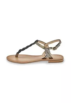 Сандалии с Т-образным ремешком TONGS HAMSONG Les Tropeziennes par M Belarbi, черный