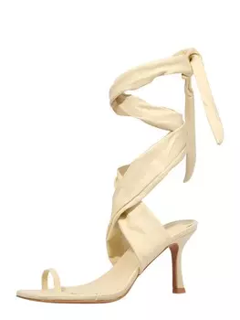 Сандалии с Т-образным ремешком Warehouse, крем