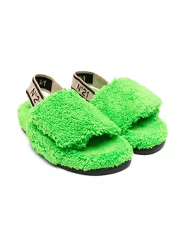 Сандалии с ворсом N21 Kids, зеленый