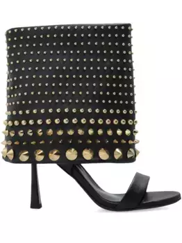 Сандалии с заклепками AGL, черный