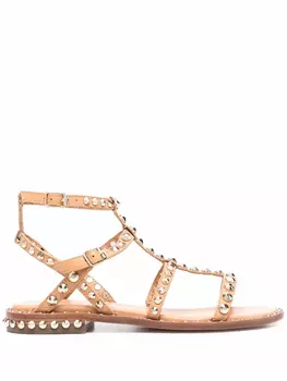 Сандалии с заклепками Ash, коричневый