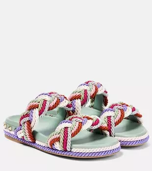 Сандалии с заклепками Rockstud Valentino Garavani, разноцветный