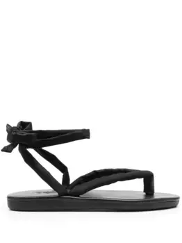 Сандалии с завязками Ancient Greek Sandals, черный
