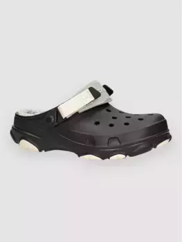 Сандалии-Сабо с подкладкой All Terrain Crocs, черный