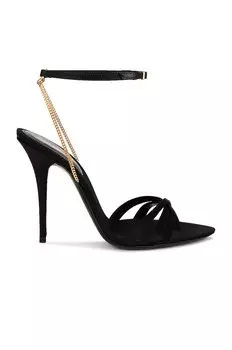 Сандалии Saint Laurent Ankle Strap, неро