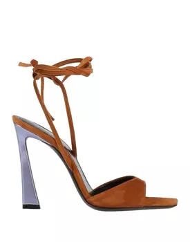 Сандалии Saint Laurent, бежевый