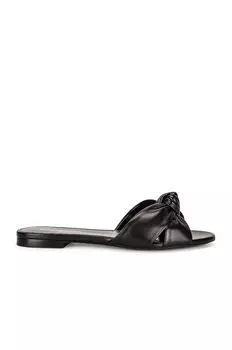 Сандалии Saint Laurent Bianca Flats, неро