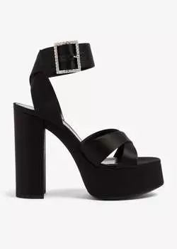Сандалии Saint Laurent Bianca Platform, черный