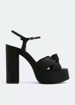 Сандалии SAINT LAURENT Bianca platform sandals, черный
