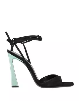 Сандалии Saint Laurent, черный