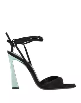 Сандалии Saint Laurent, черный
