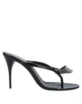 Сандалии Saint Laurent, черный
