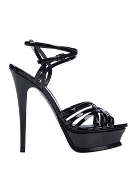 Сандалии Saint Laurent, черный