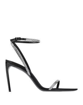 Сандалии Saint Laurent, черный