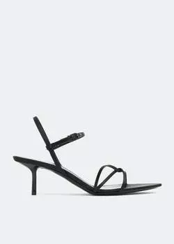 Сандалии Saint Laurent Clara, черный