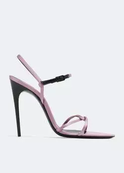 Сандалии Saint Laurent Clara, фиолетовый