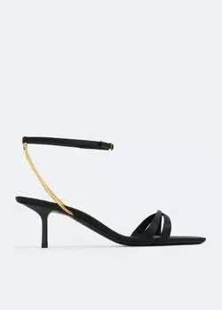Сандалии Saint Laurent Melody, черный