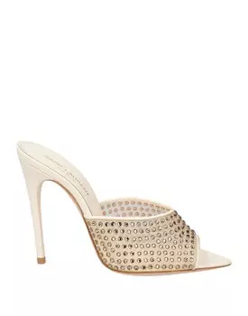 Сандалии Saint Laurent, молочный