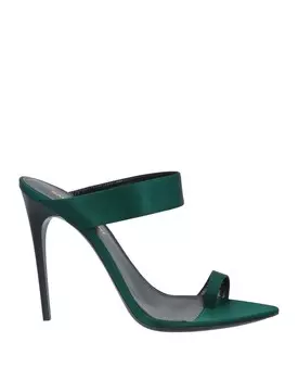 Сандалии Saint Laurent, темно-зеленый