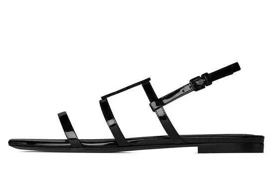 Сандалии Saint Laurent женские, черный