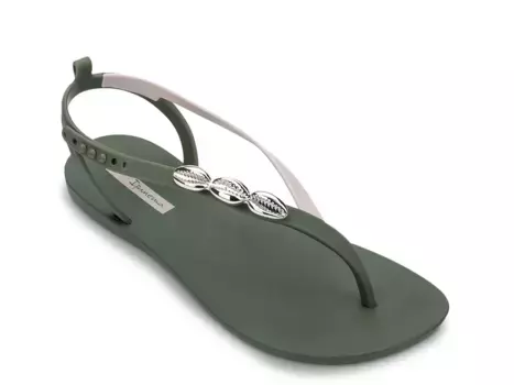 Сандалии Salty II Sandal Ipanema, зеленый/серебряный