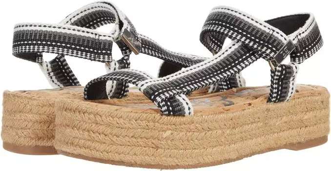 Сандалии Sam Edelman Artica, цвет Black/White Multi Heavy Woven Stripe Trim