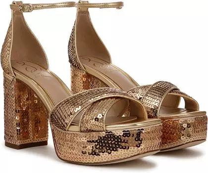 Сандалии Sam Edelman Jullian 2, цвет Amber Gold Sequin
