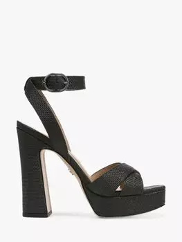 Сандалии Sam Edelman Kayna на тканой платформе, черные