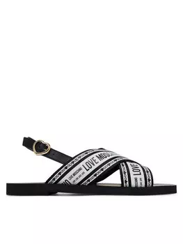 Сандалии San Lod Micro20 JA16142G0MIX200A Love Moschino, черный