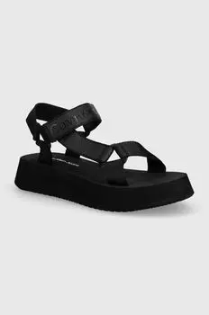 Сандалии Sandal Velcro Webbing DC Calvin Klein Jeans, черный