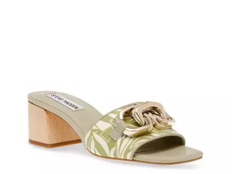 Сандалии Santana Sandal Steve Madden, зеленый/белый