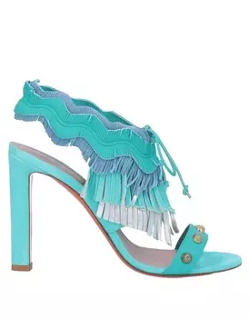 Сандалии Santoni, бирюзовый