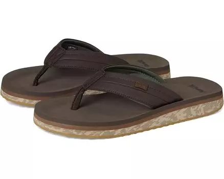 Сандалии Sanuk Tiderush, цвет Dark Brown