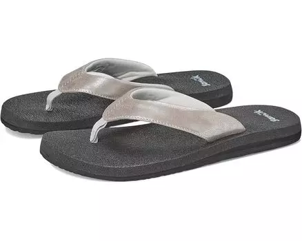 Сандалии Sanuk Yoga Mat II Metallic, серебряный